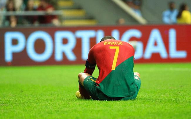 Ronaldo chỉ ghi 2 bàn cho Bồ Đào Nha trong năm 2022. (Ảnh: A Bola)