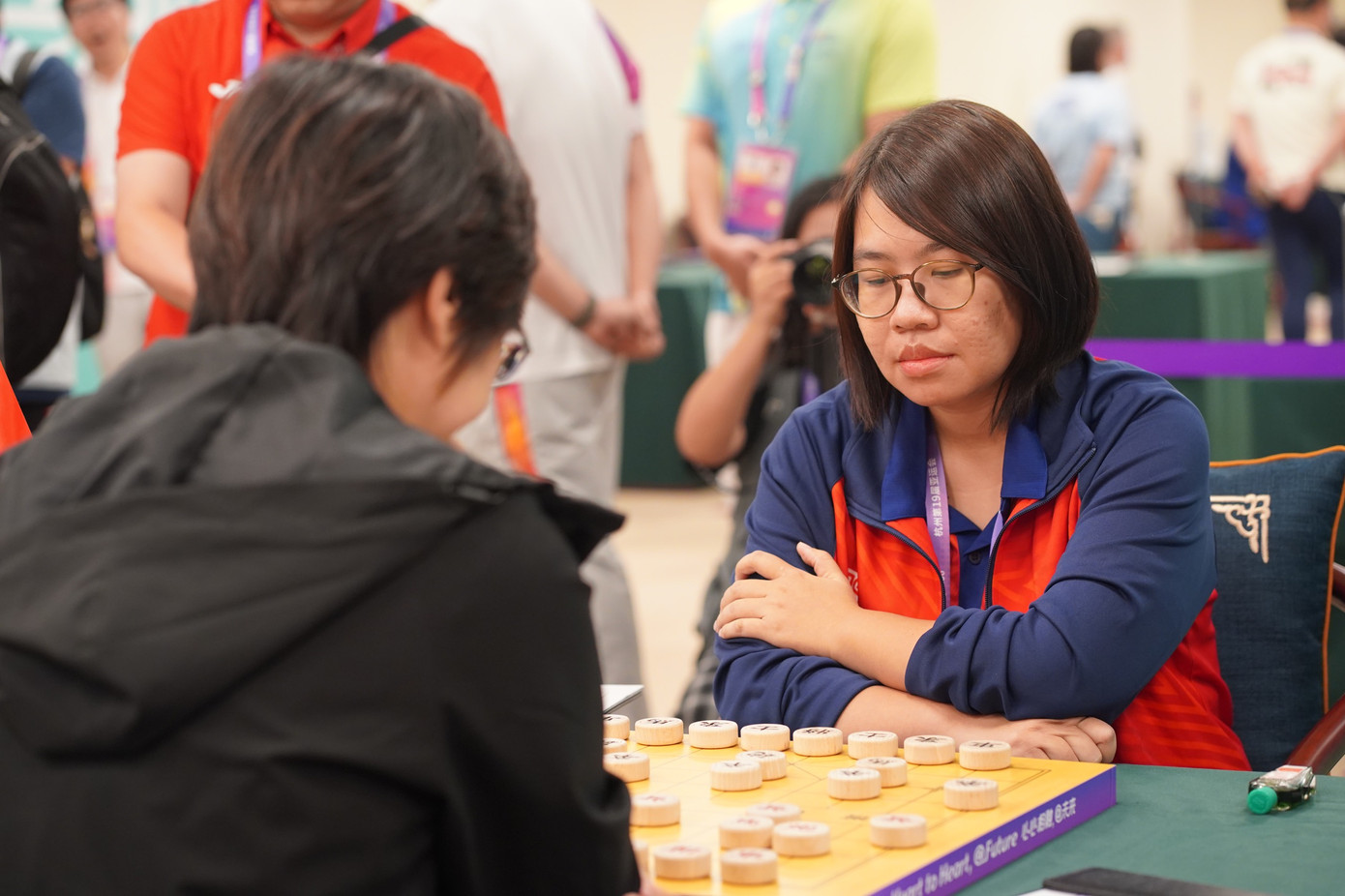 Asiad 19 ngày 1/10: Đội cờ tướng giành huy chương Bạc đồng đội hỗn hợp ảnh 34 Asiad 19 ngày 1/10: Đội cờ tướng giành huy chương Bạc đồng đội hỗn hợp ảnh 34