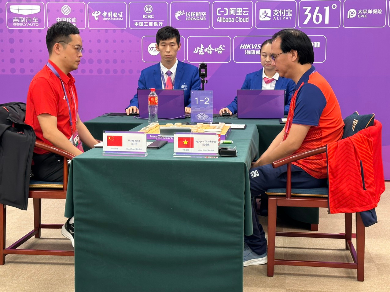 Asiad 19 ngày 1/10: Đội cờ tướng giành huy chương Bạc đồng đội hỗn hợp ảnh 17 Asiad 19 ngày 1/10: Đội cờ tướng giành huy chương Bạc đồng đội hỗn hợp ảnh 17