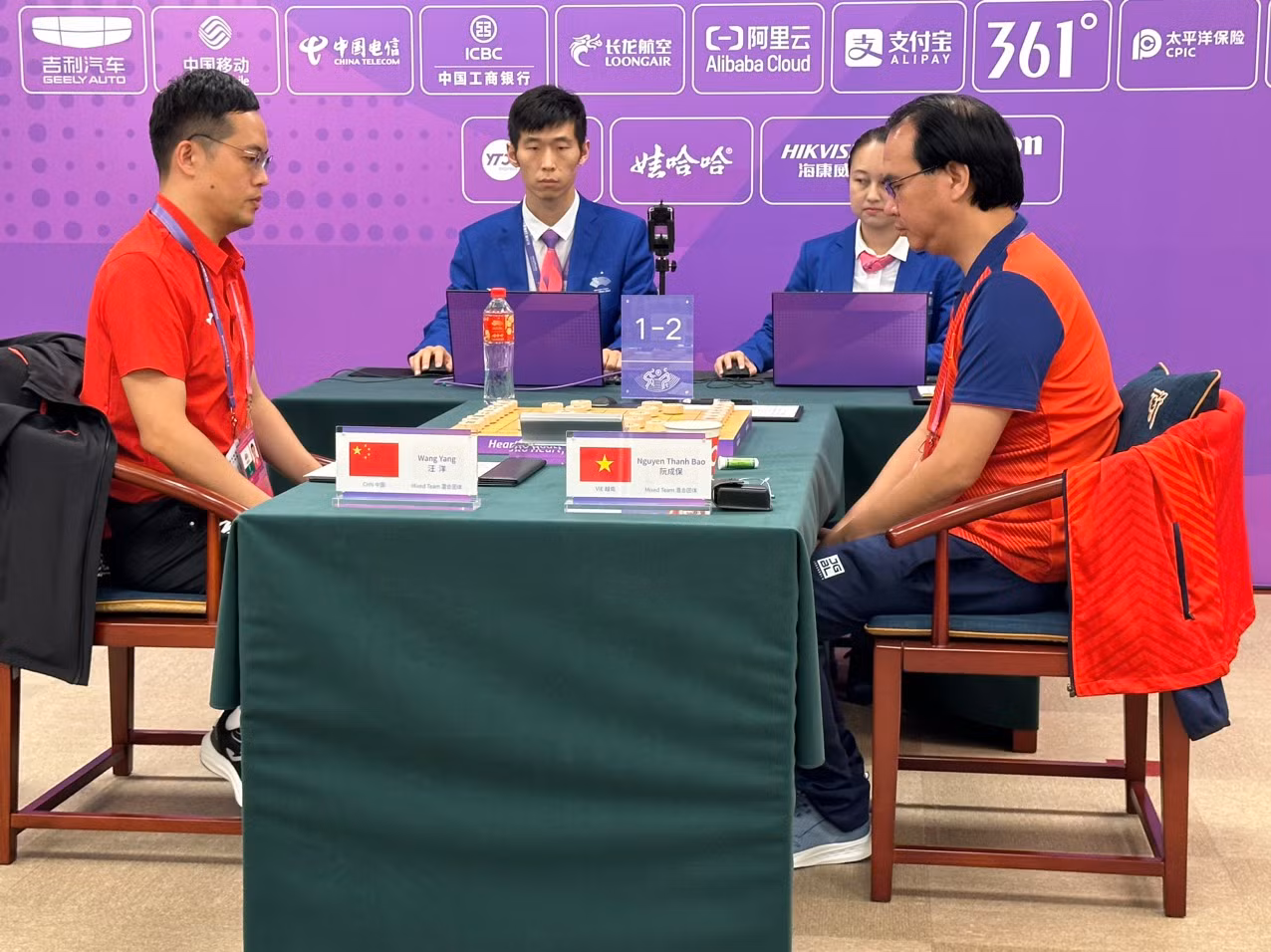 Asiad 19 ngày 1/10: Đội cờ tướng giành huy chương Bạc đồng đội hỗn hợp ảnh 17 Asiad 19 ngày 1/10: Đội cờ tướng giành huy chương Bạc đồng đội hỗn hợp ảnh 17