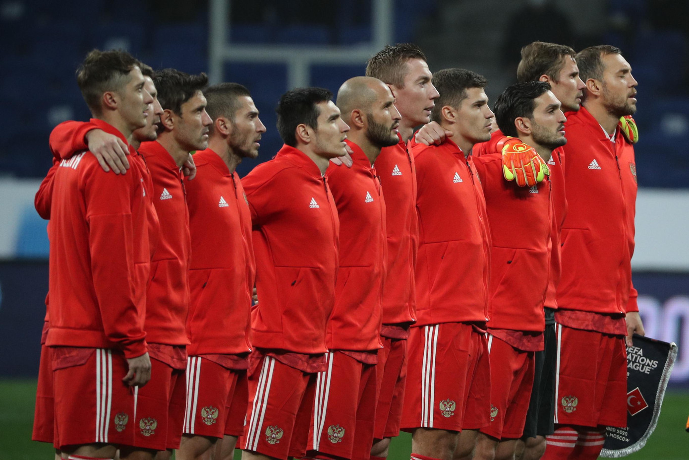 ĐTQG Nga chính thức bị loại khỏi cuộc đua giành vé tới World Cup 2022. (Ảnh: Kiratas) ĐTQG Nga chính thức bị loại khỏi cuộc đua giành vé tới World Cup 2022. (Ảnh: Kiratas)