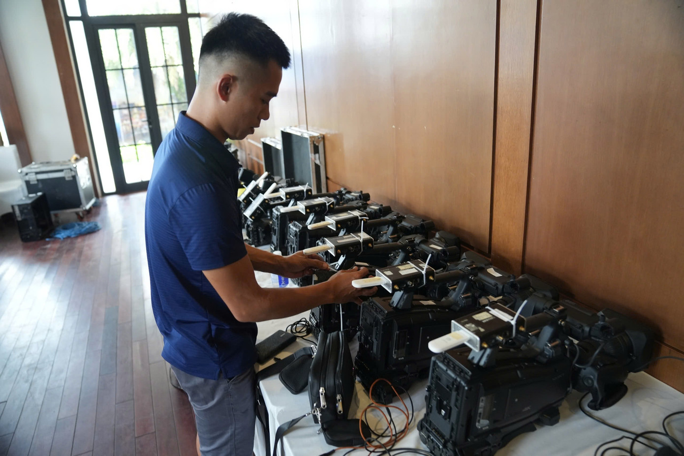 Với một giải đấu tầm vóc và uy tín, những công nghệ hiện đại cũng được triển khai.