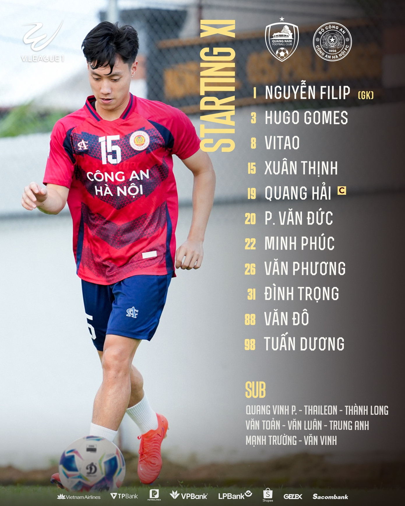 Thua đậm CAHN, Quảng Nam bấp bênh trong cuộc đua trụ hạng ảnh 1