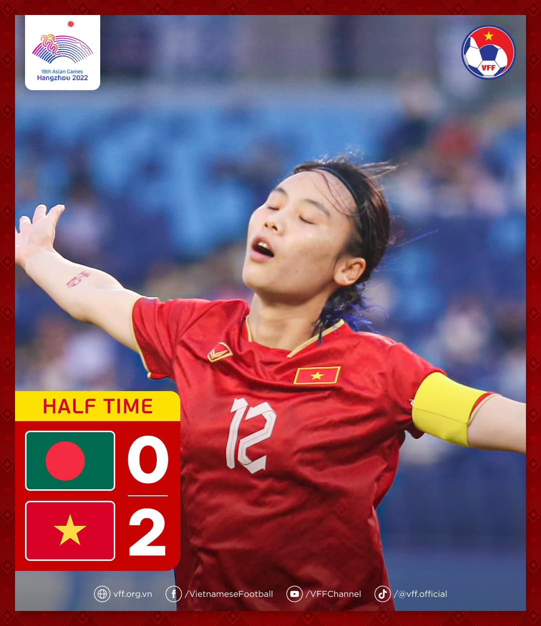 Đội tuyển nữ Việt Nam vùi dập Bangladesh 6-1 ảnh 16