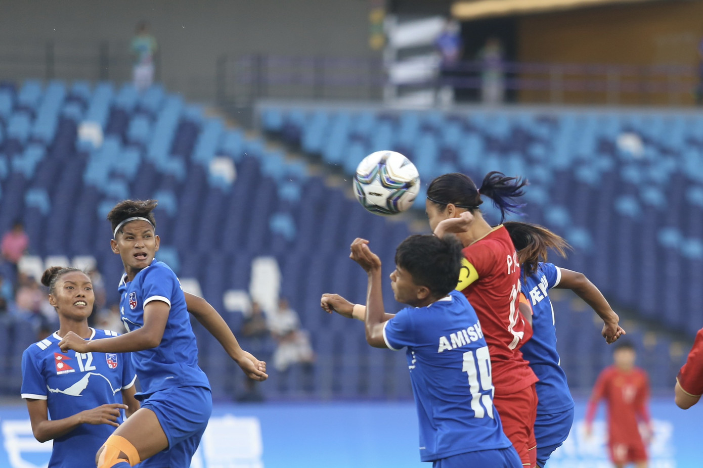 Đánh bại tuyển nữ Nepal 2-0, tuyển nữ Việt Nam có khởi đầu tốt tại Asiad 19 ảnh 19 Đánh bại tuyển nữ Nepal 2-0, tuyển nữ Việt Nam có khởi đầu tốt tại Asiad 19 ảnh 19