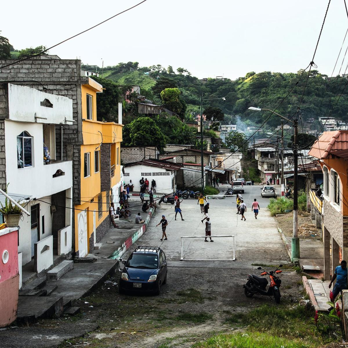 Quang cảnh tồi tàn ở Esmeraldas. (Ảnh: L&apos;Equipe)