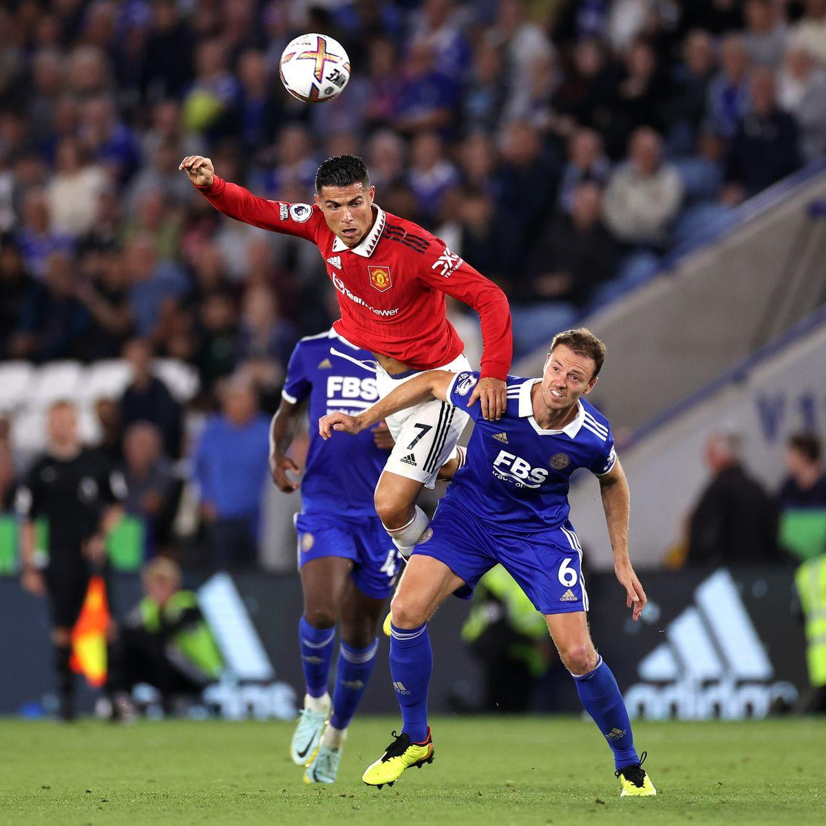 Không ghi bàn nhưng Ronaldo đã có 22 phút đầy nỗ lực trước Leicester. (Ảnh: MEN) Không ghi bàn nhưng Ronaldo đã có 22 phút đầy nỗ lực trước Leicester. (Ảnh: MEN)