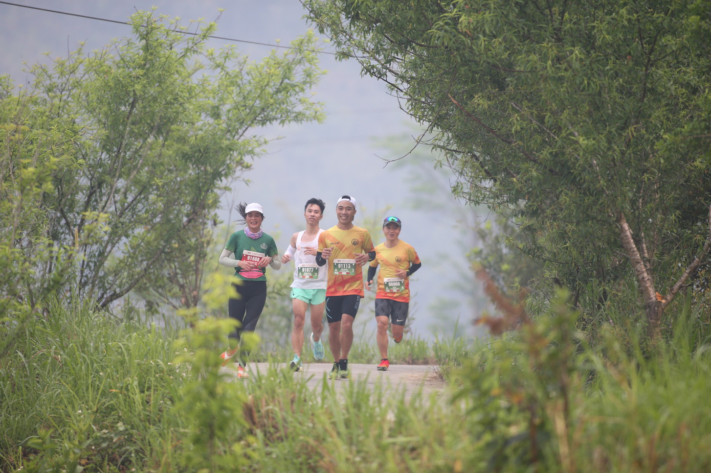 Những cung đường khiến mọi runner mê mẩn. (Ảnh: Dương Triều)