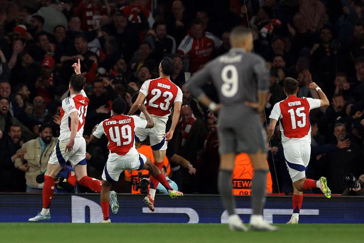 Real bị áp đảo cách đây một tuần tại Emirates trước Arsenal đầy mạnh mẽ.