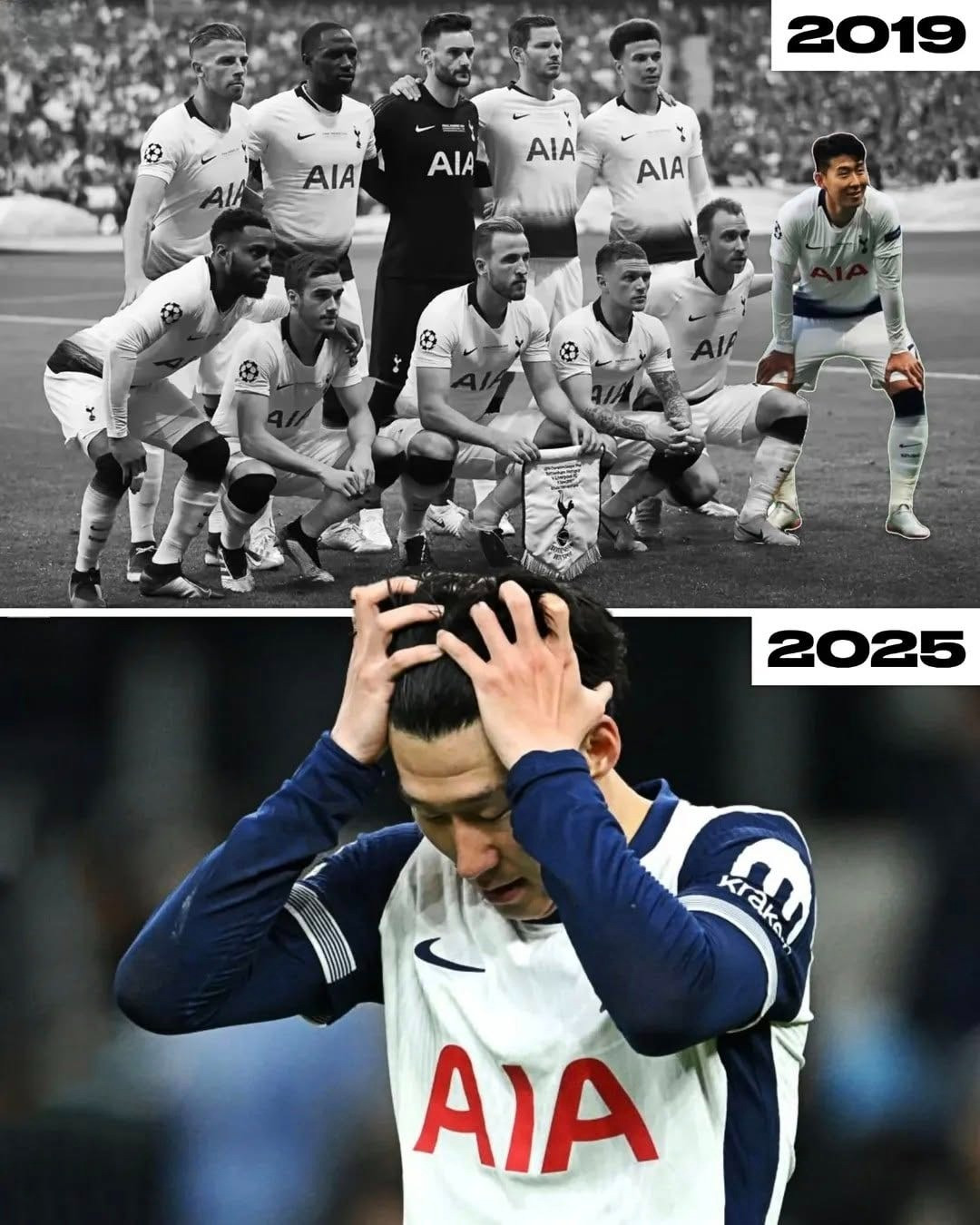 Son Heung-min là cầu thủ duy nhất còn sót lại trong đội hình xuất phát ở chung kết Champions League 2018/19.