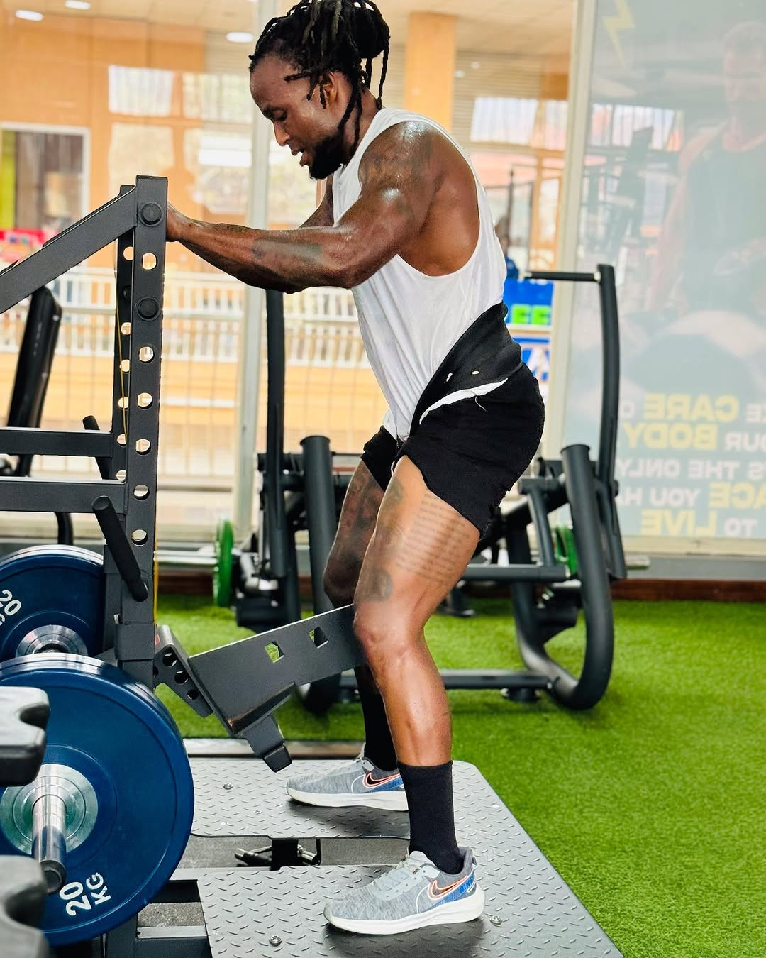 Kizito Trần Trung Hiếu chăm chỉ tập luyện trong những ngày Tết.