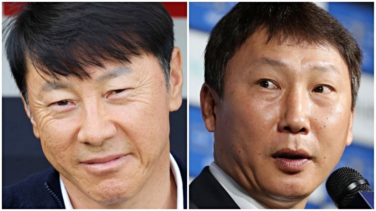 Hai ông Kim và Shin chuẩn bị có cuộc chạm trán đầu tiên trên băng ghế huấn luyện. Hai ông Kim và Shin chuẩn bị có cuộc chạm trán đầu tiên trên băng ghế huấn luyện.