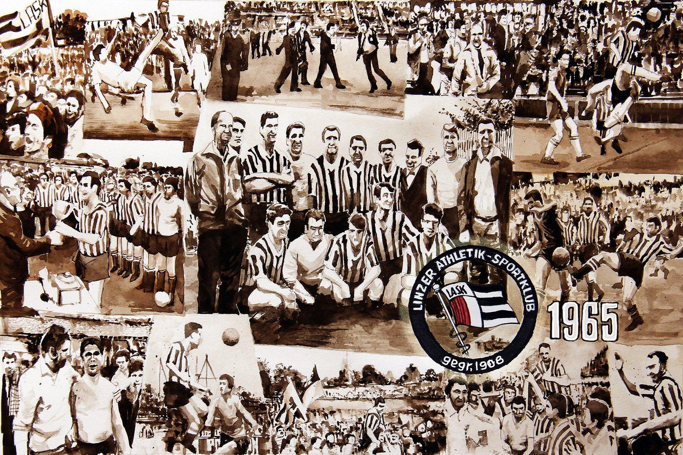 LASK có một lịch sử phong phú và đầy những thăng trầm. (Ảnh: abseits)