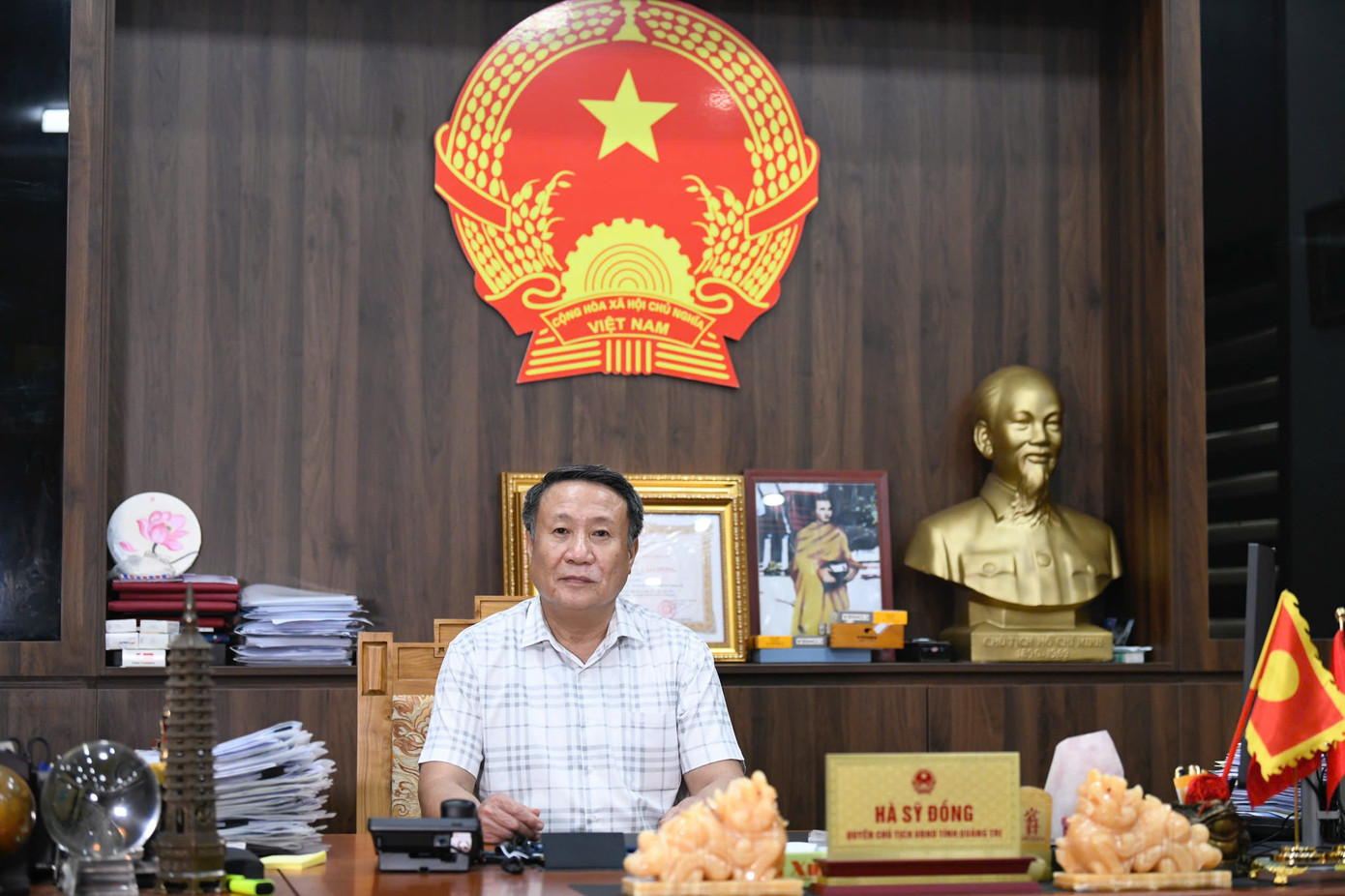 Ông Hà Sỹ Đồng - quyền Chủ tịch UBND tỉnh Quảng Trị, tin tưởng Tiền Phong Marathon 2025 sẽ tạo nên "dấu ấn đặc biệt, tạo sức bật mới, khí thế mới và tinh thần mới cho tỉnh Quảng Trị". Ông Hà Sỹ Đồng - quyền Chủ tịch UBND tỉnh Quảng Trị, tin tưởng Tiền Phong Marathon 2025 sẽ tạo nên "dấu ấn đặc biệt, tạo sức bật mới, khí thế mới và tinh thần mới cho tỉnh Quảng Trị".