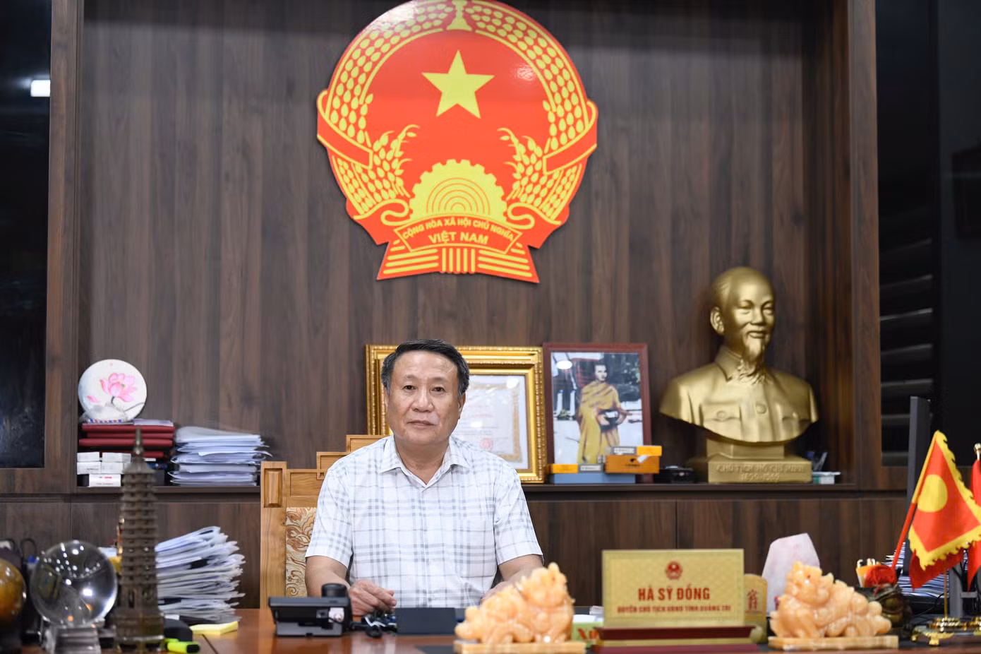 Ông Hà Sỹ Đồng - quyền Chủ tịch UBND tỉnh Quảng Trị, tin tưởng Tiền Phong Marathon 2025 sẽ tạo nên "dấu ấn đặc biệt, tạo sức bật mới, khí thế mới và tinh thần mới cho tỉnh Quảng Trị".