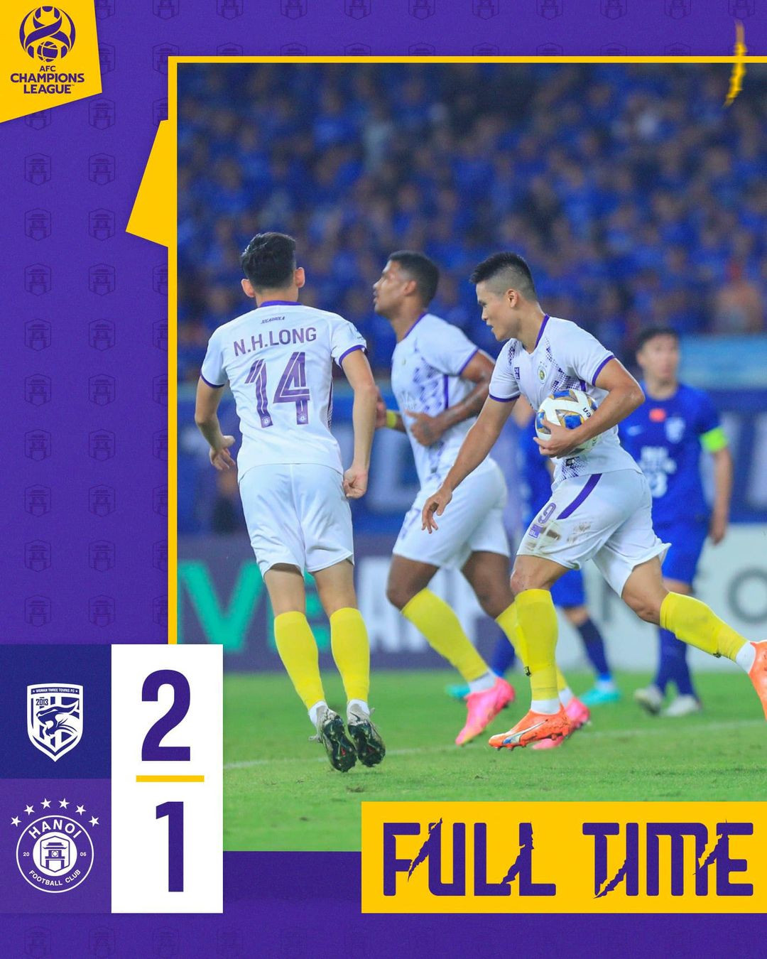 Mất 2 cầu thủ, Hà Nội FC nhận thất bại đáng tiếc 1-2 trước Wuhan Three Towns ảnh 24