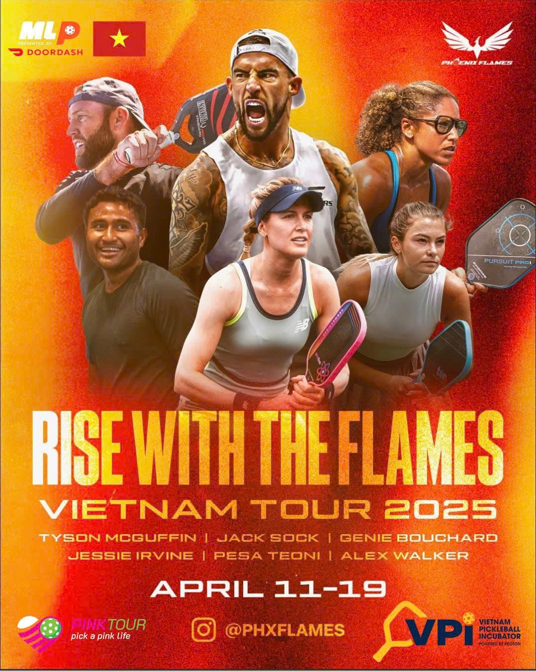 RISE WITH THE FLAMES diễn ra từ ngày 11 đến 18/4/2025 tại Hà Nội, Tràng An (Ninh Bình), Vịnh Hạ Long và TP.HCM. RISE WITH THE FLAMES diễn ra từ ngày 11 đến 18/4/2025 tại Hà Nội, Tràng An (Ninh Bình), Vịnh Hạ Long và TP.HCM.