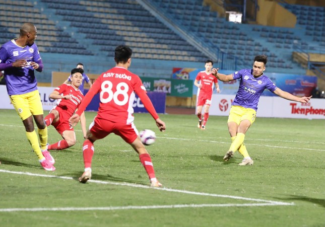 Việt Anh và khoảnh khắc ghi bàn ở Siêu cúp Quốc gia 2020.