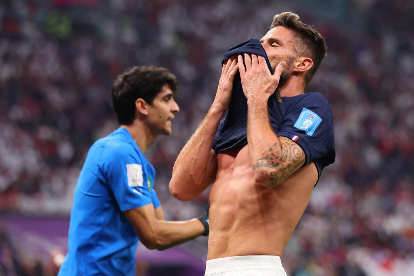 World Cup 2022: Hạ Morocco 2-0, Pháp hẹn kịch chiến Argentina ở chung kết ảnh 41