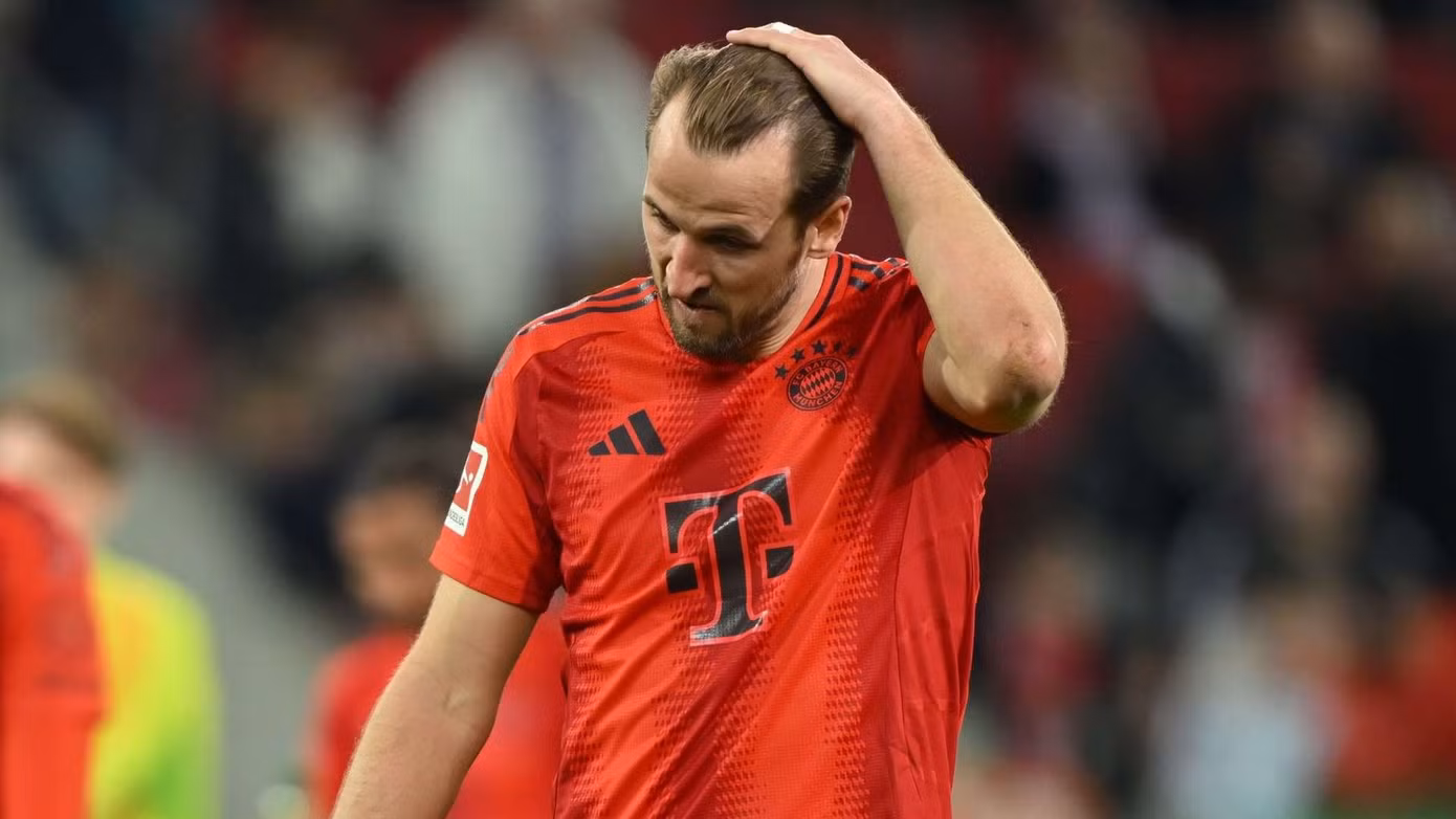 Ngay cả khi tới Bayern, nhà sưu tập danh hiệu, Kane vẫn thất bại ở mùa đầu tiên.