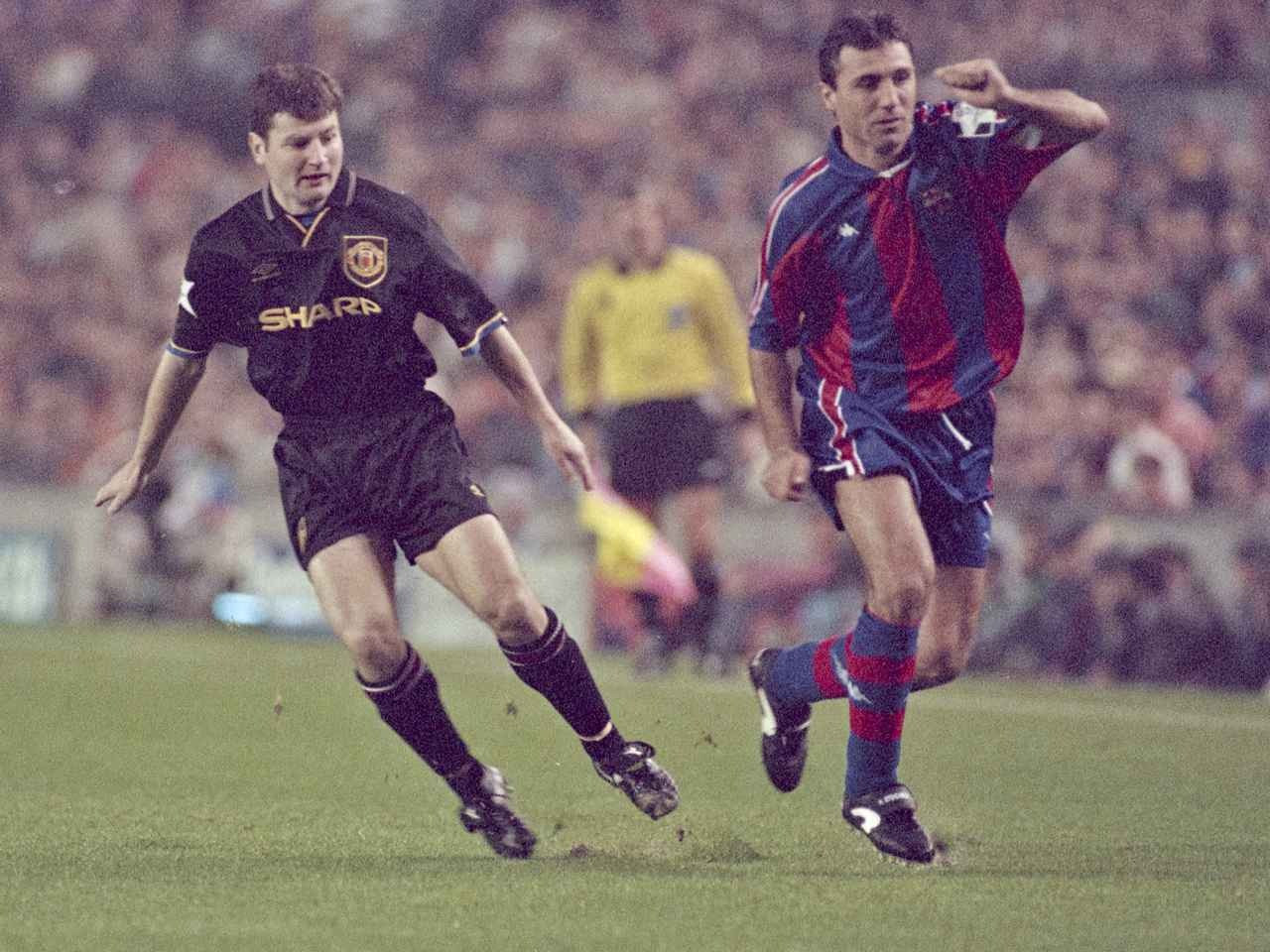 Stoichkov là một hung thần khác của MU ở trận đấu năm 1994. (Ảnh: Getty Images) Stoichkov là một hung thần khác của MU ở trận đấu năm 1994. (Ảnh: Getty Images)