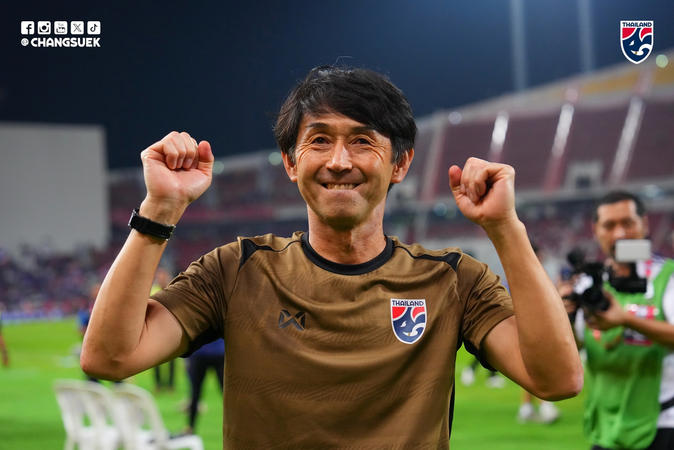 Thái Lan chuẩn bị chơi trận chung kết ASEAN Cup thứ 11 trong lịch sử. Thái Lan chuẩn bị chơi trận chung kết ASEAN Cup thứ 11 trong lịch sử.