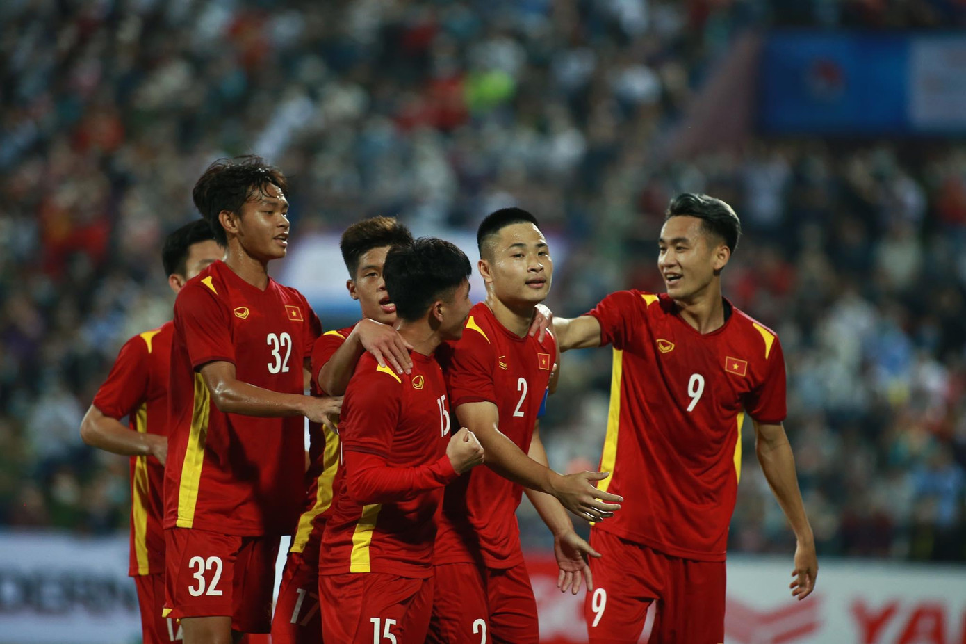 ĐT U23 Việt Nam trong trận hòa 1-1 với U20 Hàn Quốc trên sân Việt Trì. (Ảnh: Lâm Thỏa)