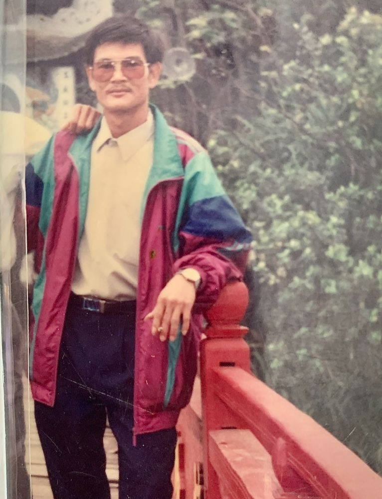 Ông Huỳnh Trọng Thông khi thi đấu cho đội tuyển điền kinh tỉnh Phú Yên những năm thập niên 1990.