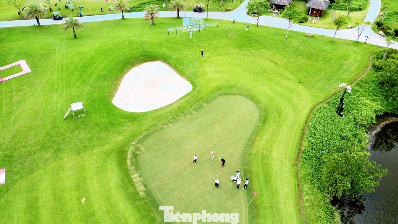 Điều tuyệt vời nhất là tình trạng mặt cỏ tuyệt hảo của Vinpearl Golf Hải Phòng, kết hợp với khung cảnh nên thơ và thời tiết dịu mát.