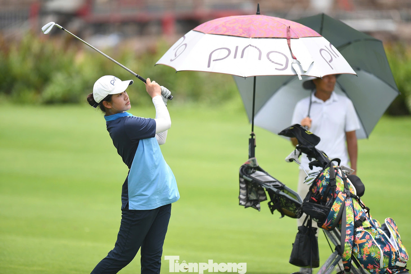 Trong các cuộc trao đổi ngắn với PV báo Tiền Phong, các golfer đều tỏ ra hài lòng với điều kiện sân bãi ở Vinpearl Golf Hải Phòng, xứng tầm với giải golf quốc gia.