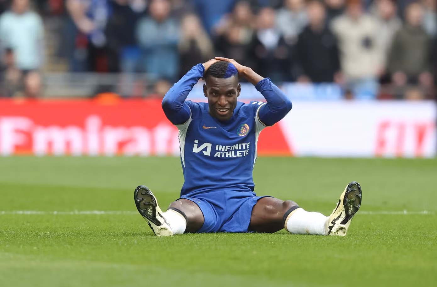Nicolas Jackson phung phí hai cơ hội lớn có thể giúp Chelsea giành chiến thắng.