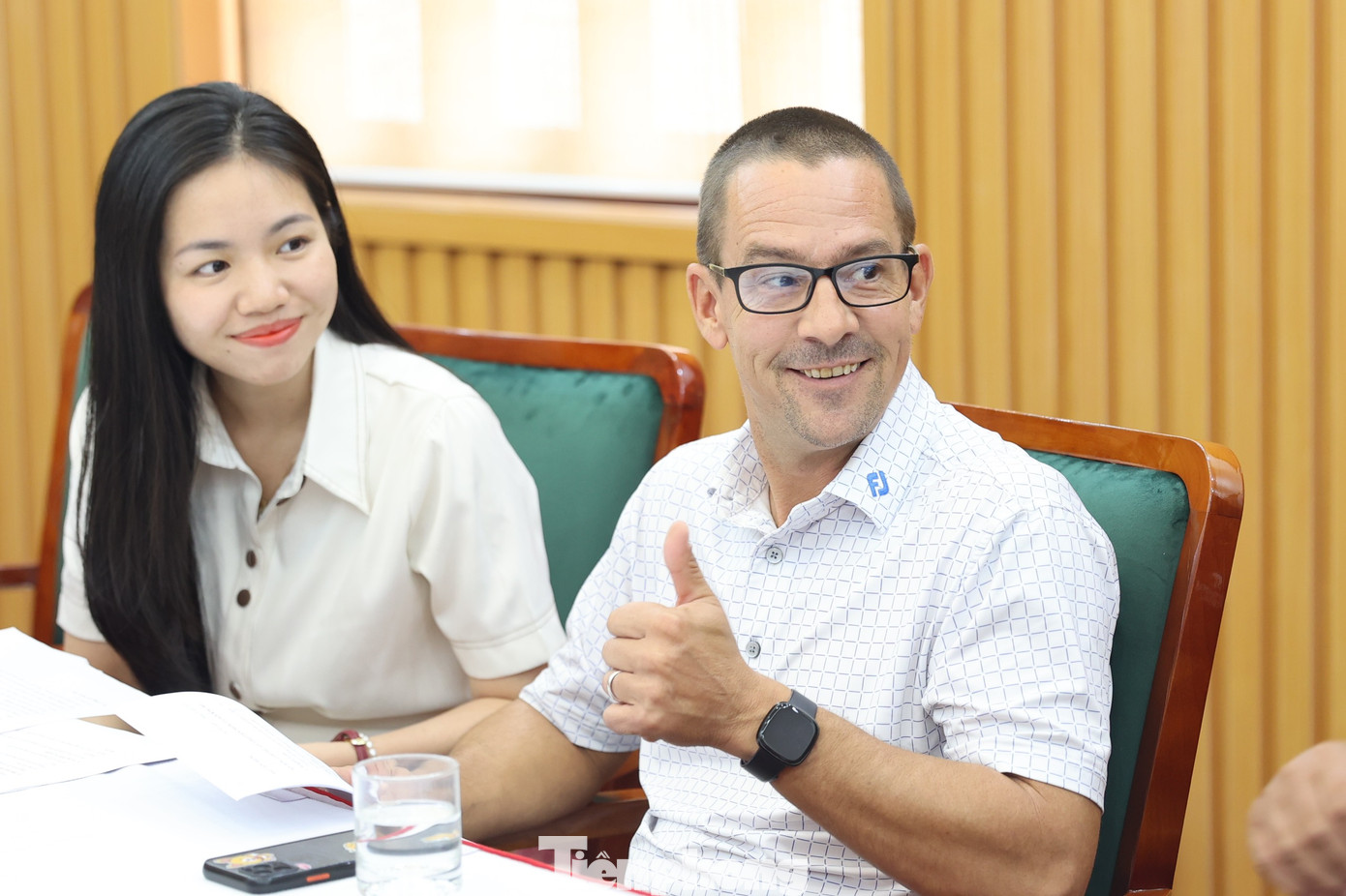 Mr. Evans Caroll. Mahoney háo hức chào đón sự trở lại của Tiền Phong Golf Championship, giải đấu ông mô tả đã &quot;góp phần ươm mầm, phát triển tài năng golf Việt Nam&quot;.