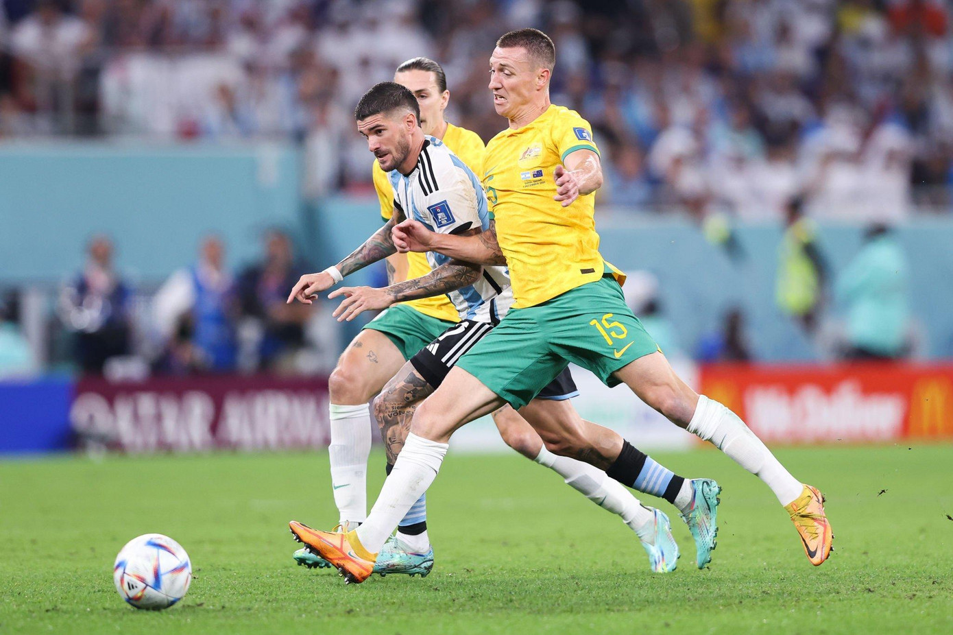 World Cup 2022 Argentina 2-1 Australia, Messi ghi bàn thứ 789 sau 1.000 trận, hẹn hò Hà Lan ở tứ kết ảnh 16