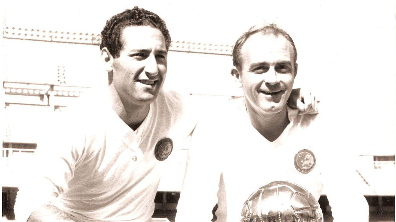 Paco Gento và Di Stefano, hai huyền thoại bất tử của Real. (Ảnh: El Confidencial) Paco Gento và Di Stefano, hai huyền thoại bất tử của Real. (Ảnh: El Confidencial)