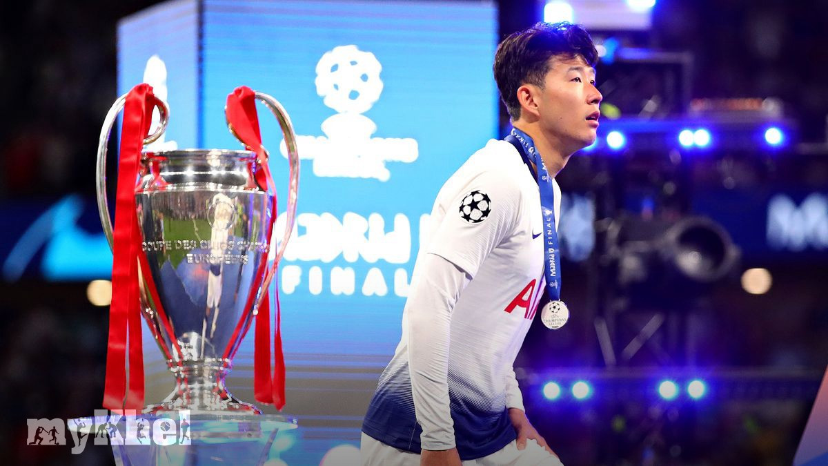 Song Heung-min và chiếc cúp Champions League bị lỡ năm 2019.