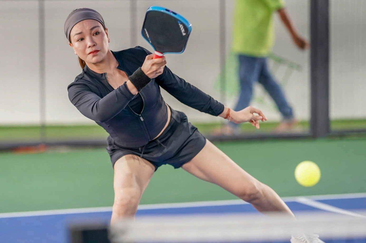 Nhìn Trà Ngọc Hằng thi đấu, có thể cảm nhận rõ ràng sự tận hưởng.