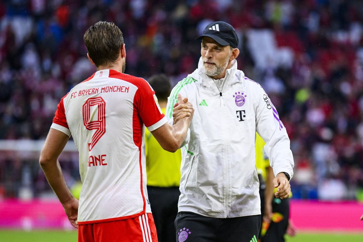 Tuchel từng dẫn dắt Hary Kane một mùa giải tại Bayern.
