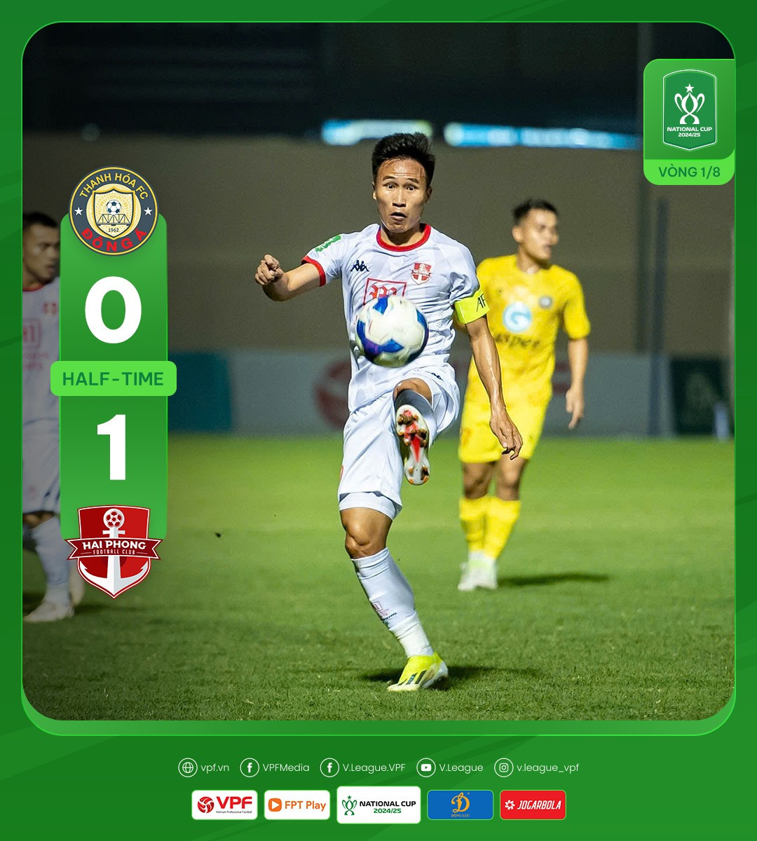 Thanh Hoá Đông Á bị Hải Phòng loại khỏi cúp Quốc gia ảnh 13 Thanh Hoá Đông Á bị Hải Phòng loại khỏi cúp Quốc gia ảnh 13