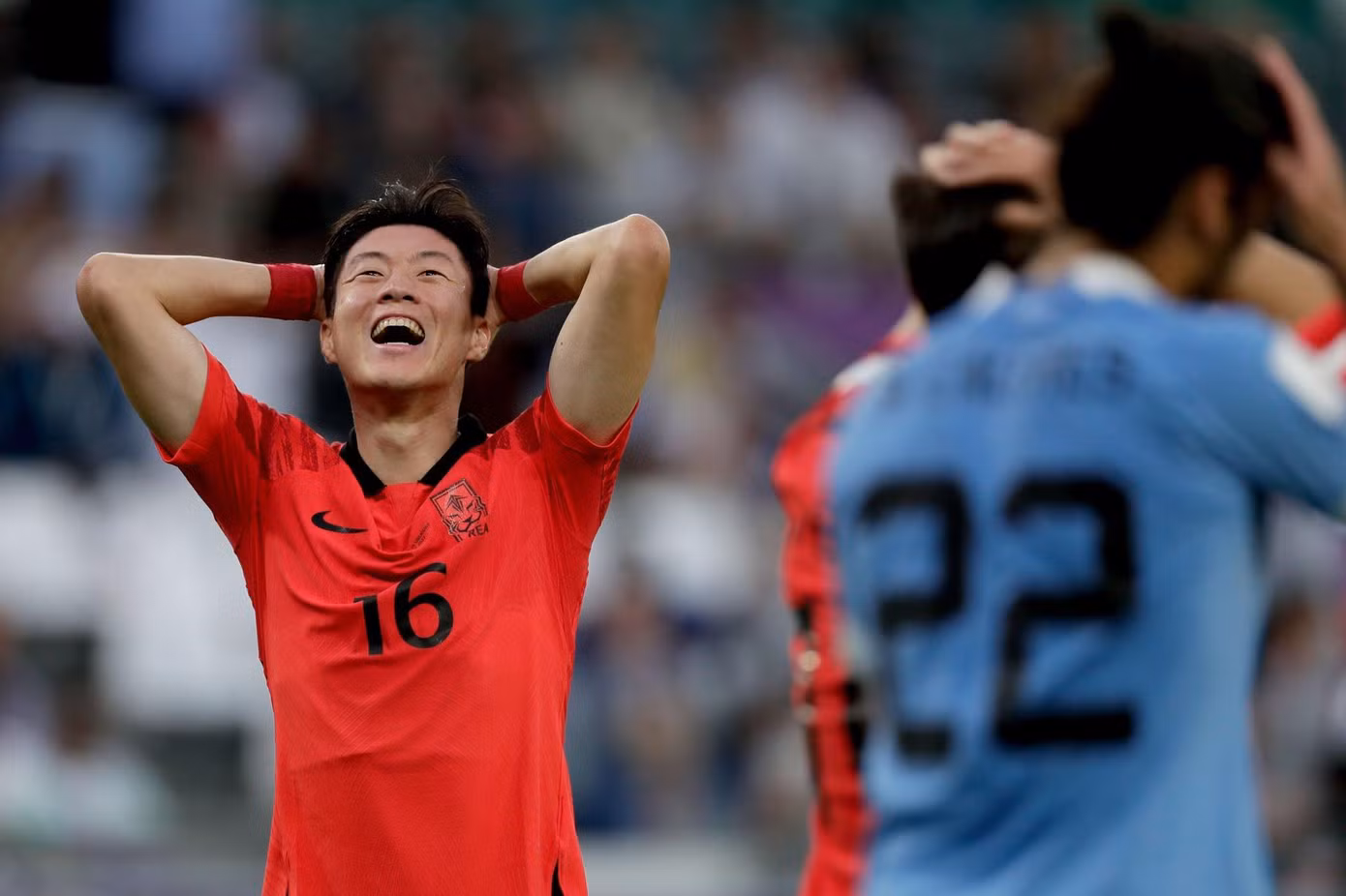 World Cup 2022: Uruguay tiếc nuối sau trận đấu không bàn thắng với Hàn Quốc ảnh 15