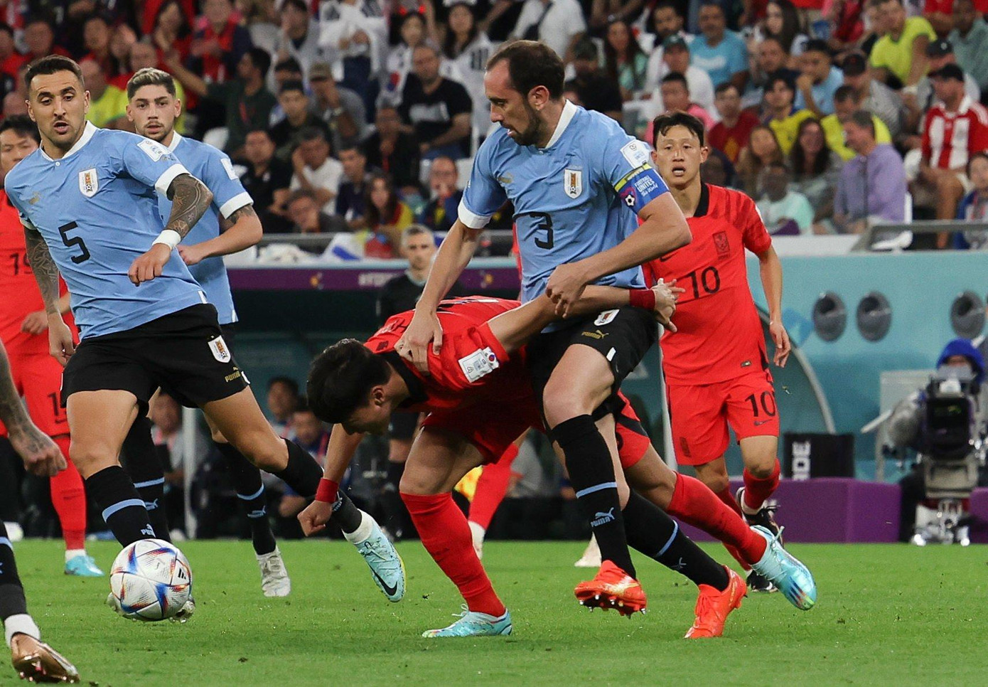 World Cup 2022: Uruguay tiếc nuối sau trận đấu không bàn thắng với Hàn Quốc ảnh 17