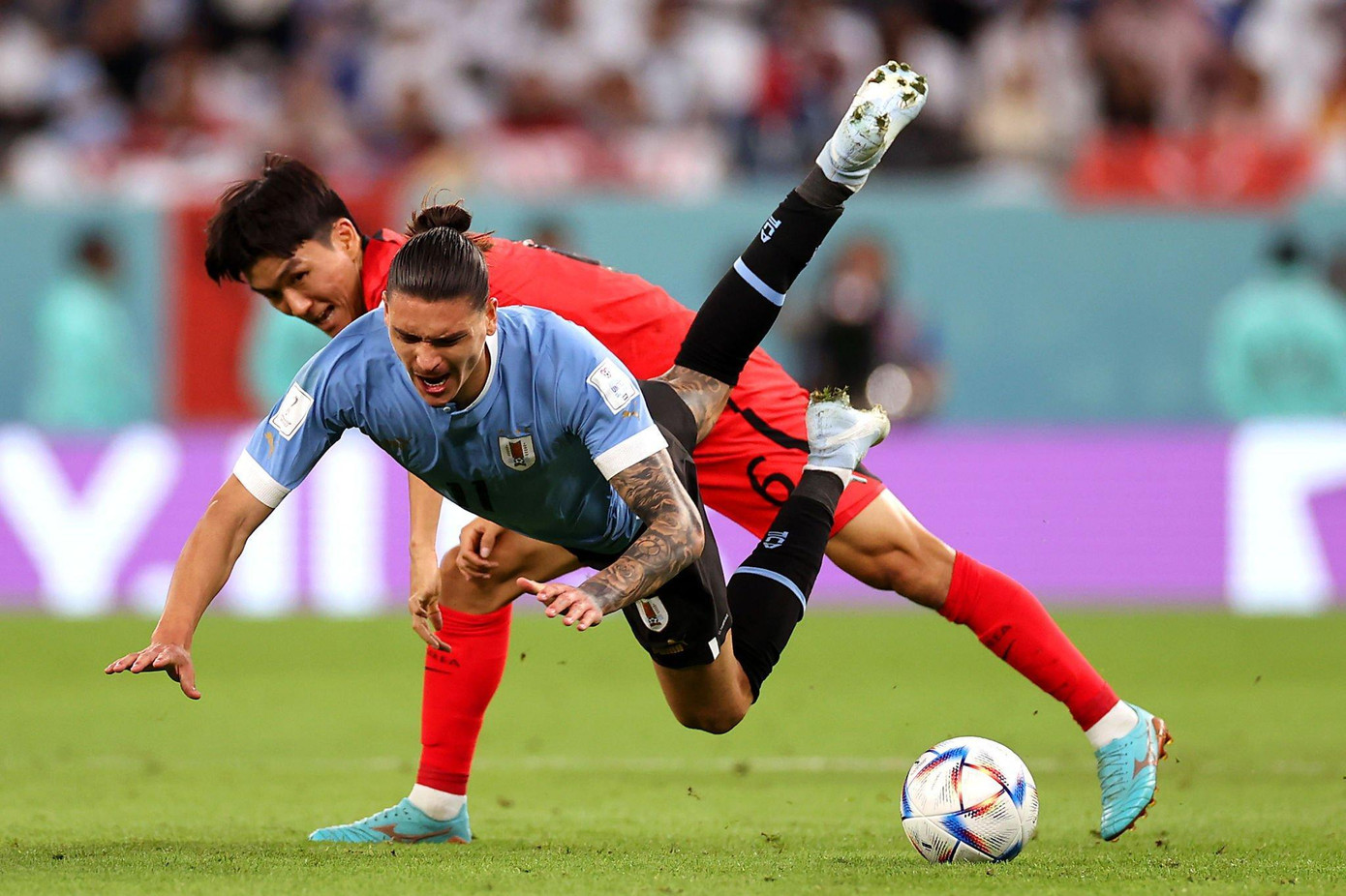 World Cup 2022: Uruguay tiếc nuối sau trận đấu không bàn thắng với Hàn Quốc ảnh 18