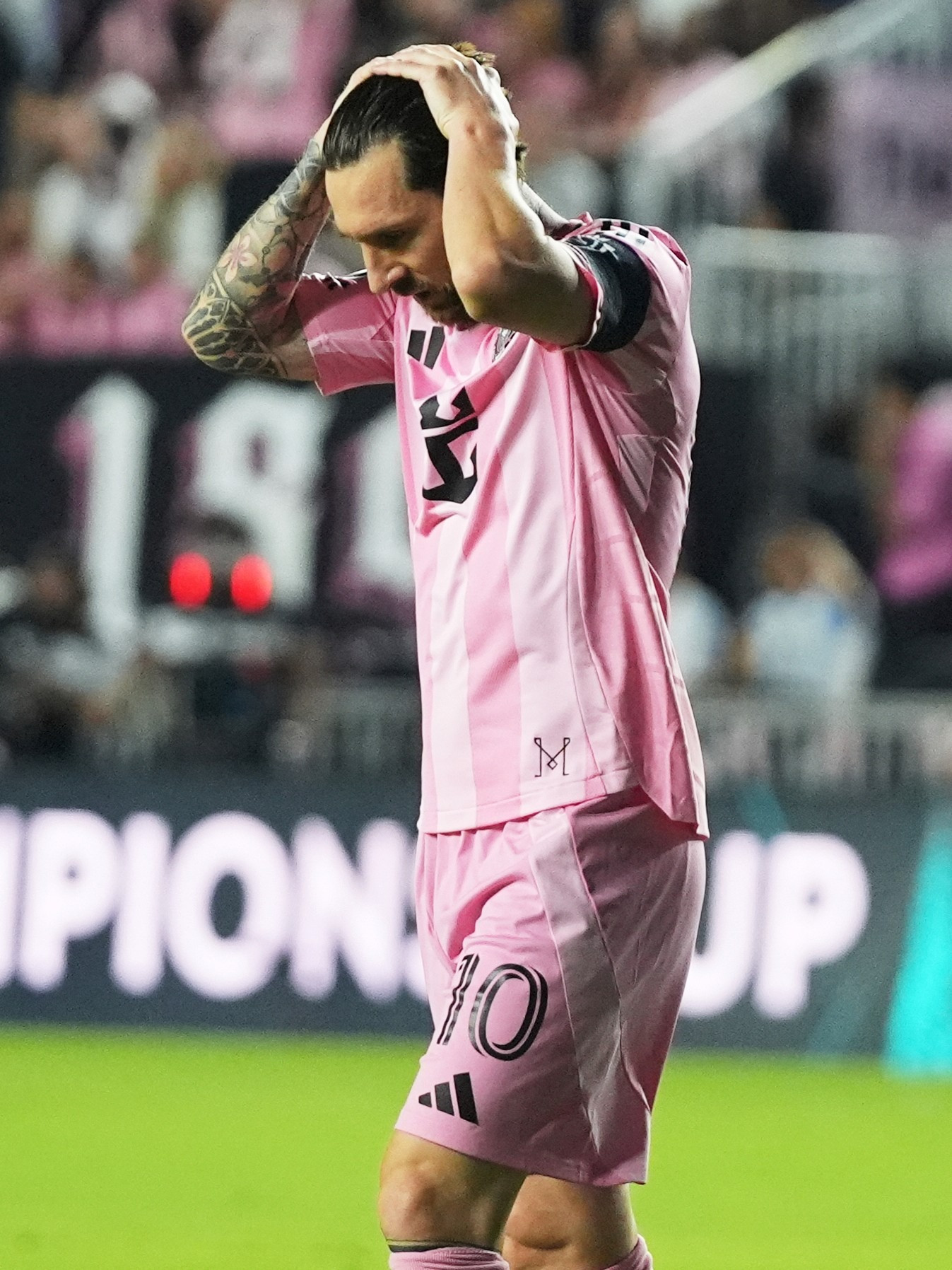 Lionel Messi mới chỉ giành 2 chiếc Cúp cùng Inter Miami, và đều không phải danh hiệu quan trọng nhất. Lionel Messi mới chỉ giành 2 chiếc Cúp cùng Inter Miami, và đều không phải danh hiệu quan trọng nhất.