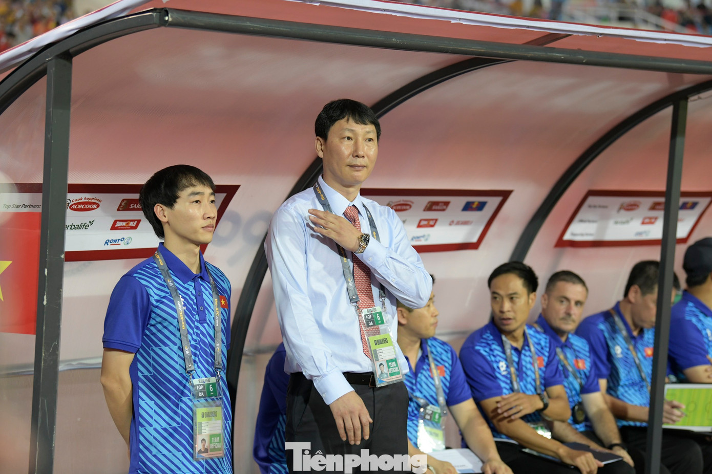 Trước trận đấu, ông Kim tuyên bố, &quot;là trận đầu tiên dẫn dắt ĐT Việt Nam, mục tiêu của chúng tôi là chiến thắng&quot;.