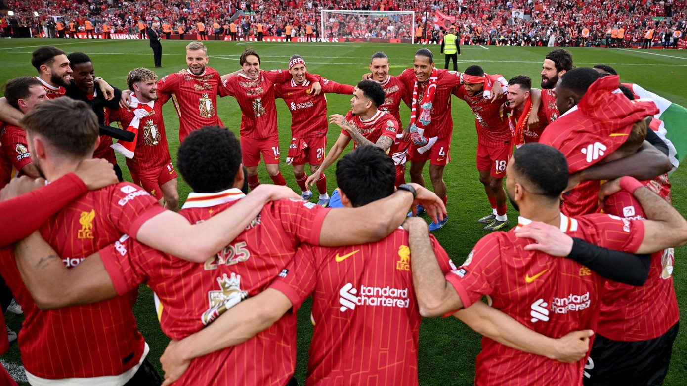 Liverpool vô địch với những nhân tố mà Klopp để lại, bao gồm ban cán sự với đội trưởng Virgil van Dijk, các đội phó Trent Alexander-Arnold, Andy Robertson, Mohamed Salah và Alisson, cũng như dàn tiền vệ mua vào mùa hè 2023. Liverpool vô địch với những nhân tố mà Klopp để lại, bao gồm ban cán sự với đội trưởng Virgil van Dijk, các đội phó Trent Alexander-Arnold, Andy Robertson, Mohamed Salah và Alisson, cũng như dàn tiền vệ mua vào mùa hè 2023.