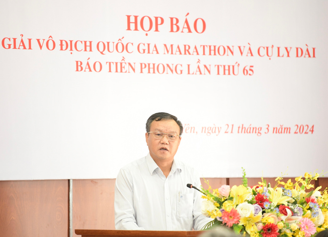 Ông Đào Mỹ - Phó Chủ tịch UBND tỉnh Phú Yên, đồng Trưởng Ban tổ chức, cho biết Tiền Phong Marathon 2024 sẽ có nhiều dấu ấn, nét đặc trưng riêng. Ông Đào Mỹ - Phó Chủ tịch UBND tỉnh Phú Yên, đồng Trưởng Ban tổ chức, cho biết Tiền Phong Marathon 2024 sẽ có nhiều dấu ấn, nét đặc trưng riêng.
