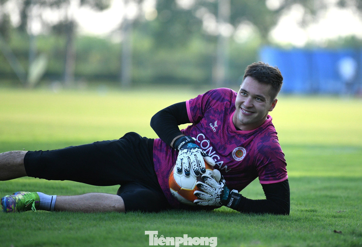 Với thủ môn Filip Nguyễn, đây là lần đầu tiên anh tham dự trận Siêu cúp Quốc gia.