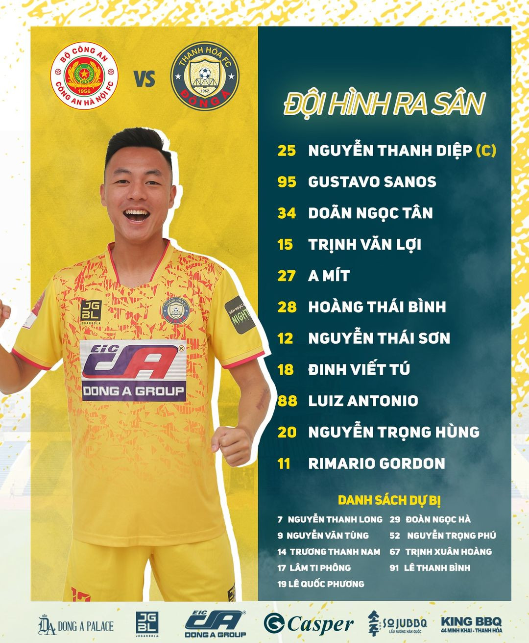 Đông Á Thanh Hoá lần thứ hai giành Siêu cúp sau khi đánh bại Công an Hà Nội 3-1 ảnh 12 Đông Á Thanh Hoá lần thứ hai giành Siêu cúp sau khi đánh bại Công an Hà Nội 3-1 ảnh 12