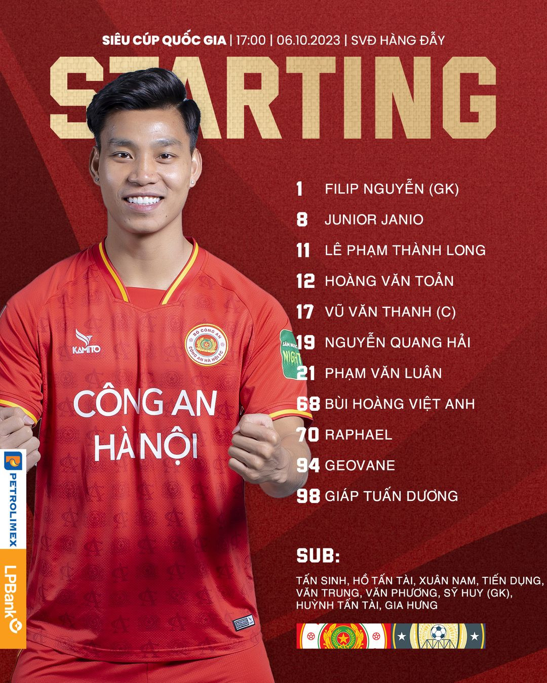 Đông Á Thanh Hoá lần thứ hai giành Siêu cúp sau khi đánh bại Công an Hà Nội 3-1 ảnh 11 Đông Á Thanh Hoá lần thứ hai giành Siêu cúp sau khi đánh bại Công an Hà Nội 3-1 ảnh 11