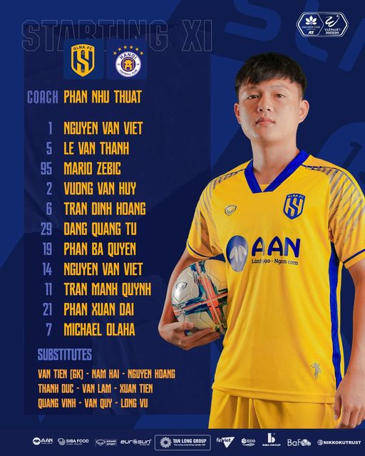 SLNA và CLB Hà Nội níu chân nhau trên bảng xếp hạng ảnh 1 SLNA và CLB Hà Nội níu chân nhau trên bảng xếp hạng ảnh 1