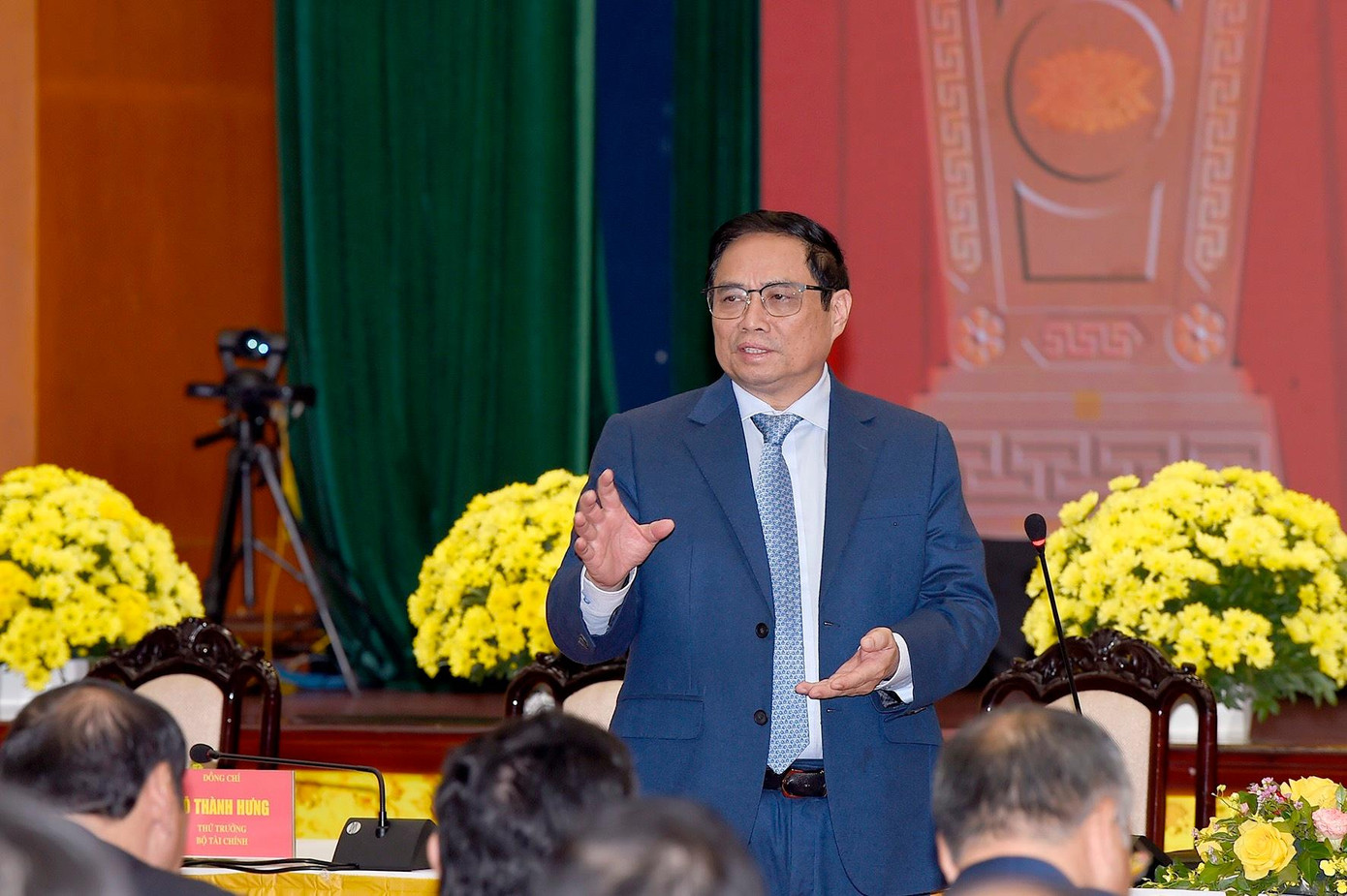 Thủ tướng Phạm Minh Chính yêu cầu Bộ Tài chính tăng cường quản lý, kiểm tra, giám sát các thị trường chứng khoán, trái phiếu doanh nghiệp (Ảnh: Như Ý).